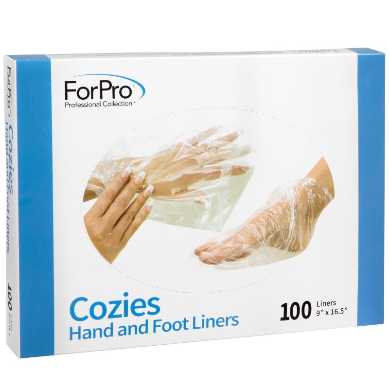 ForPro Professional Collection Cozies Hand and Foot Liners, Paraffin, Heated Mitts, Hand/Foot Treatments, 9â€ W x 16.5â€ L, 100-Count - Image 1